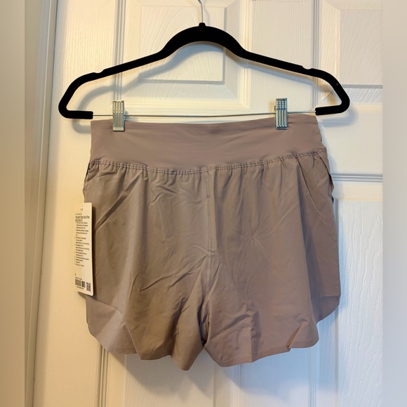Lululemon Fast and Free High-Rise Classic-Fit Split Short 3” in Mauve Gray - Picture 6 of 12
